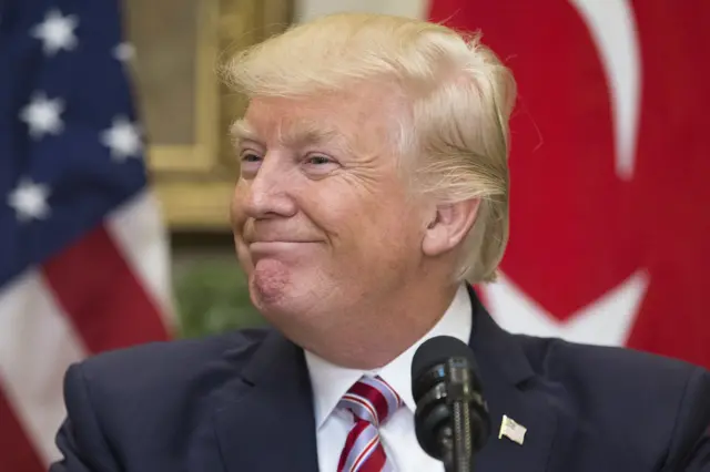 โดนัลด์ ทรัมป์ ประธานาธิบดีสหรัฐอเมริกา