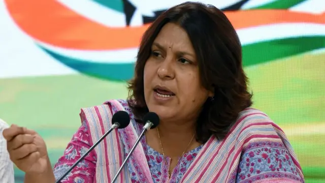 कांग्रेस प्रवक्ता सुप्रिया श्रीनेत