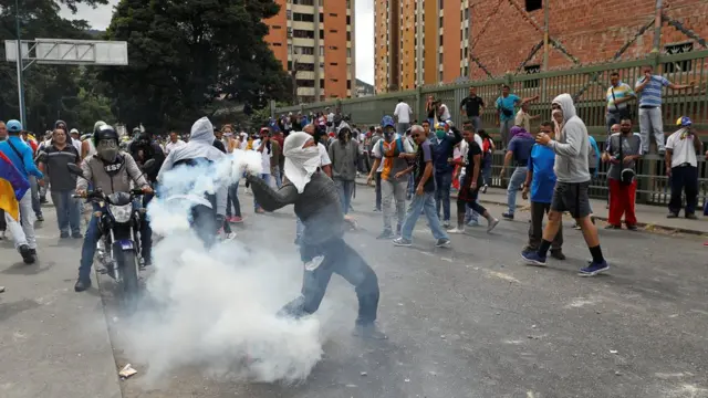 Протесты в Венесуэле