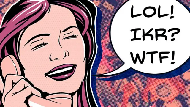 ilustración, mujer hablando por teléfono