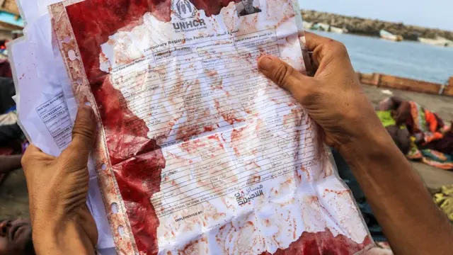 Identificación de ACNUR de las víctimas del ataque de Yemen