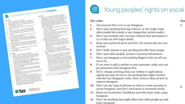 Young people rights for social media