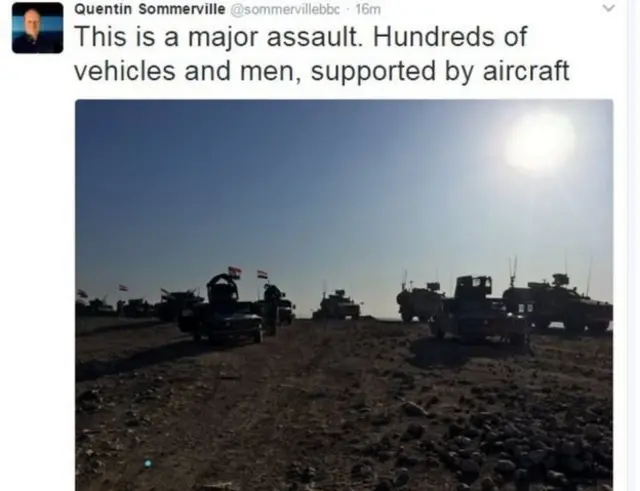 मोसुल में इराक़ी सेना