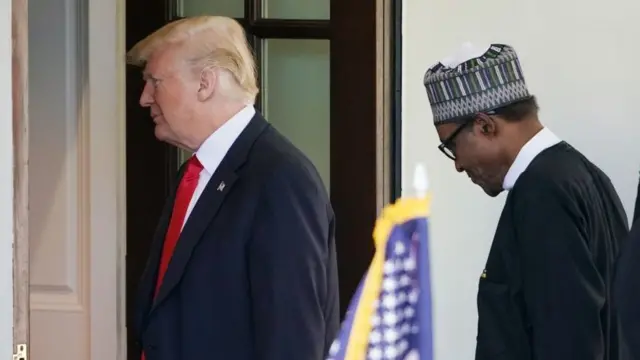 Shugaba Donald Trump da shugaba Muhammadu Buhari