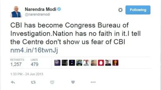 मोदी का ट्वीट