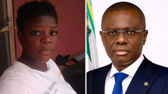 Ayanwole Bamise and Govnor Babajide Sanwo-Olu