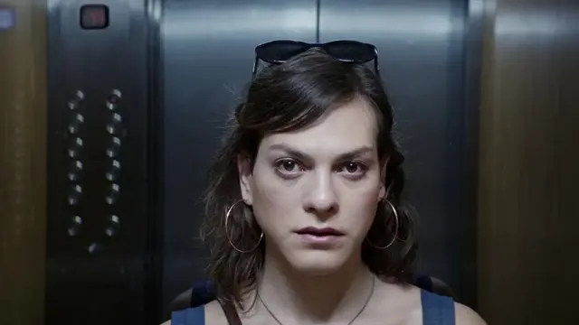 La actriz chilena Daniela Vega caracterizada como Marina en la película "Una mujer fantástica".