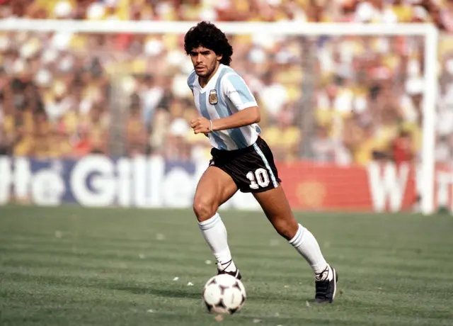 Diego Maradona en 1982