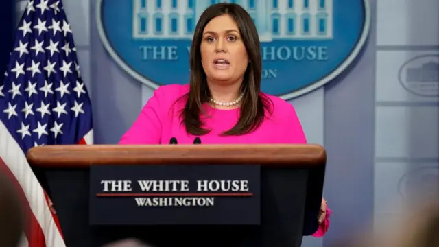 Пресс-секретарь Белого дома Сара Сандерс