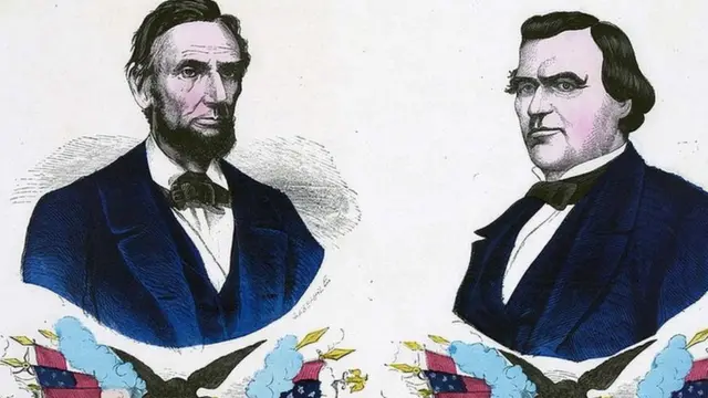 Republican campaign poster in 1864