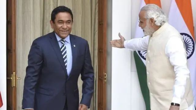 મોદી અને માલદિવના રાષ્ટ્રપતિ