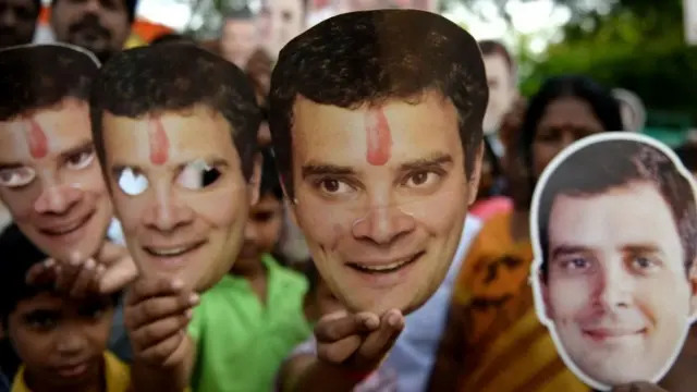 રાહુલ ગાંધીના માસ્ક