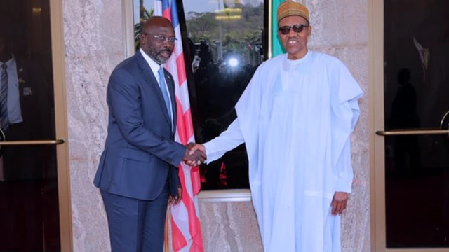 Buhari ati Weah
