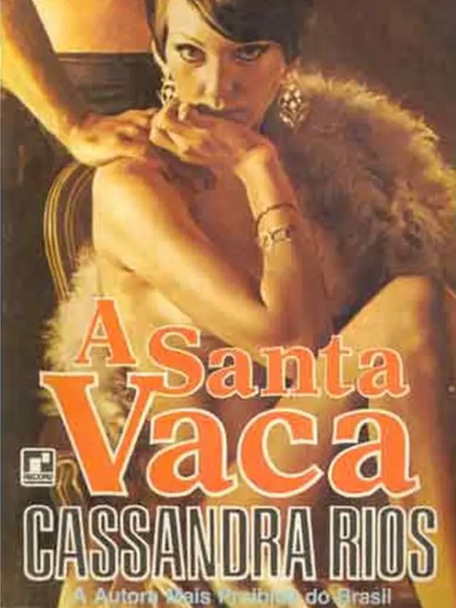 Capa do livro 'A santa vaca'