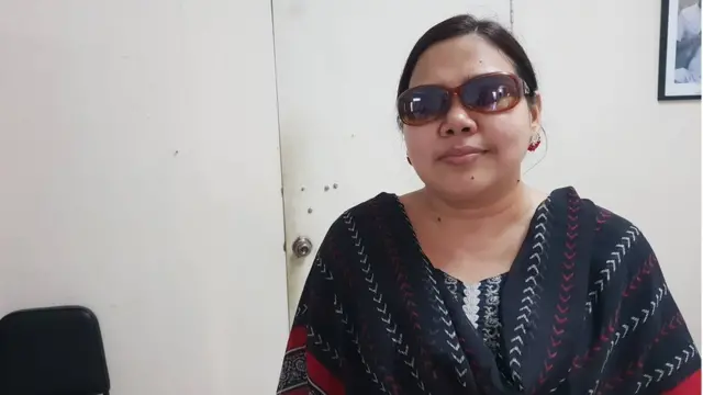 বাংলাদেশ ভিজুয়াল ইমপেয়ারড সোসাইটির সাধারণ সম্পাদক, নাজমা আরা বেগম পপি।