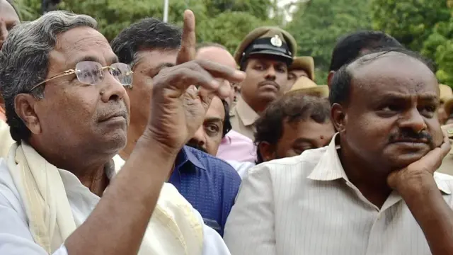 सिद्धारमैया और एचडी कुमारस्वामी