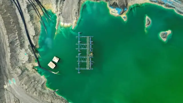 Хвостосховище у Ранкагуа в Чилі