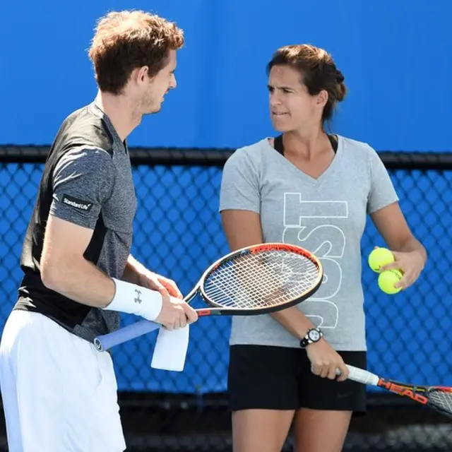 Andy Murray y Amelie Mauresmo