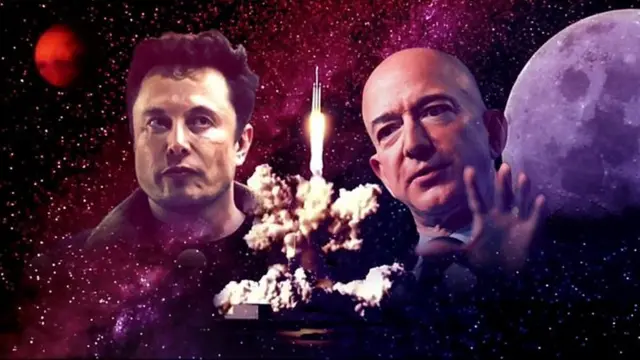 Jeff Bezos and Elon Musk