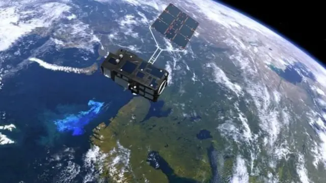 ईएसए का एक उपग्रह.