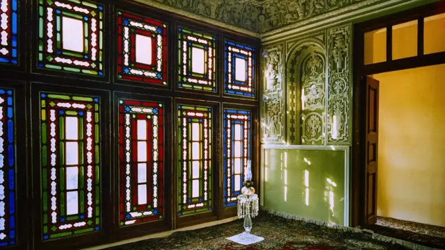 الحُجرة التي أعلن فيها الباب دعوته في شيراز، قبل تدميرها عام 1979.