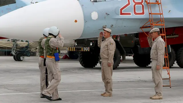 خلبانان روسی در سوریه