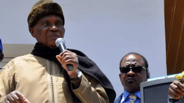 Abdoulaye Wade et Madické Niang