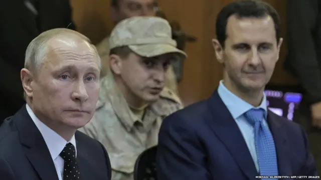 व्लादिमीर पुतिन और बशर अल-असद