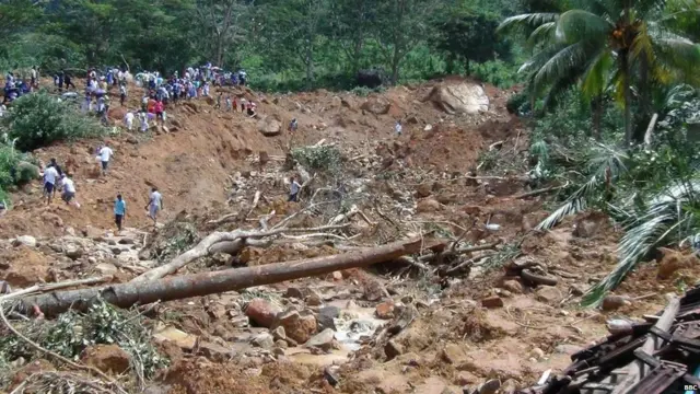 Landslides in Rathnapura