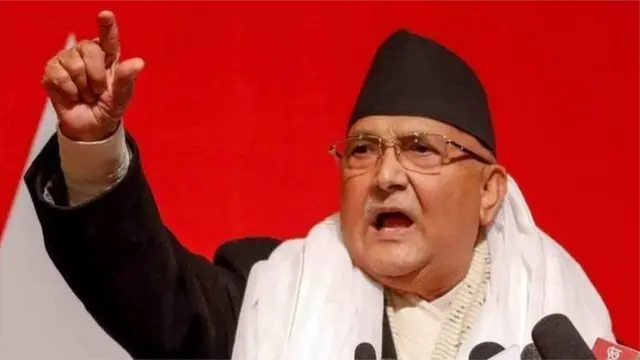 નેપાળના પૂર્વ વડા પ્રધાન કે. પી. શર્મા ઓલી