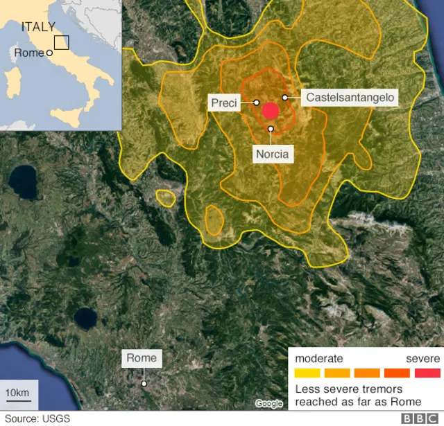 Quake map