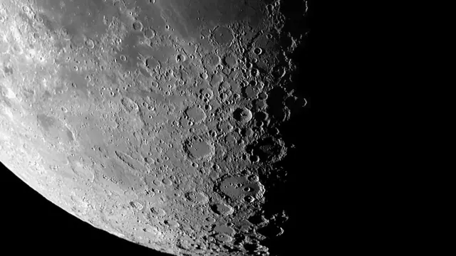 Polo sur de la luna.