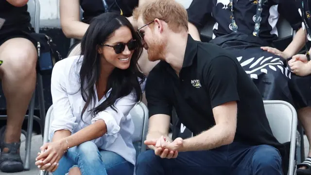Meghan Markle y el príncipe Harry.