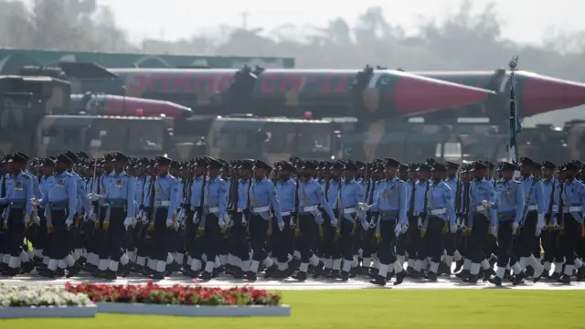 Пакистанская ракета Shaheen-II среднего радиуса действия