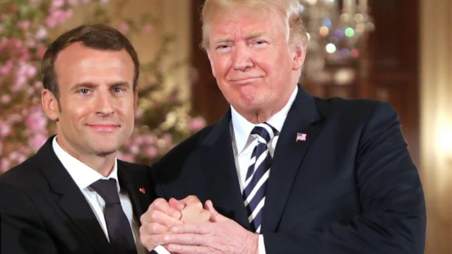 ترامب وماركون