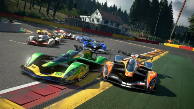 Un videojuego de carreras