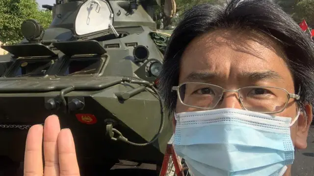 Japan Journalist in Myanmar