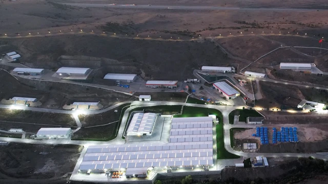 ZSR Patlayıcı'nın Karesi fabrikasının yukarıdan çekilmiş görüntüsü.
