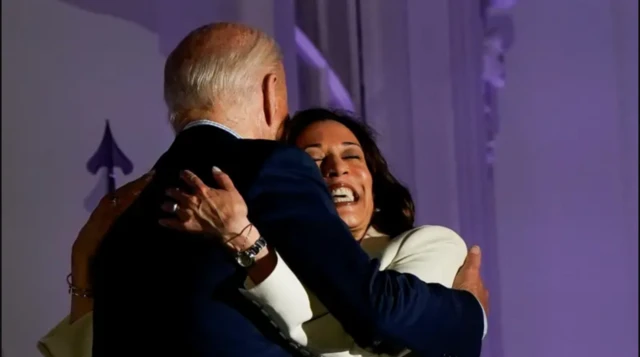 بایډن او کماله هرېس