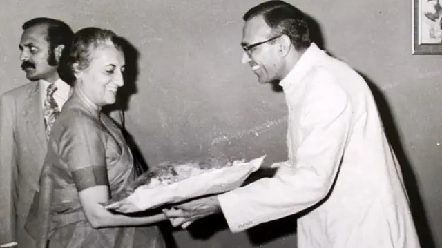 इंदिरा गांधी के साथ बंसी लाल