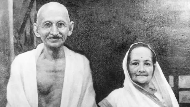 ગાંધી અને કસ્તૂરબા