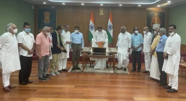 विपक्ष मिले राज्यसभा सभापति से