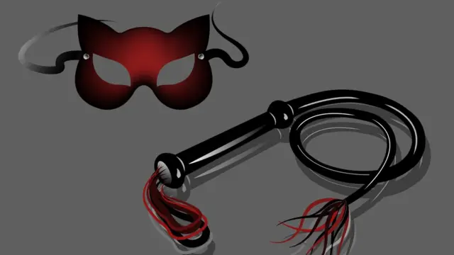 Рисунок: маска и хлыст