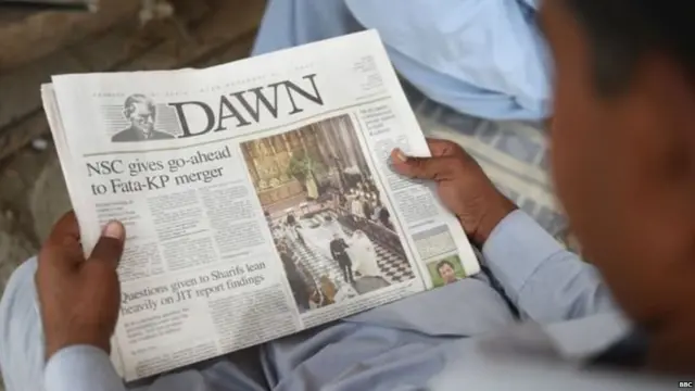 ਡਾਅਨ ਅਖ਼ਬਾਰ ਤੇ ਨਵਾਜ਼ ਸ਼ਰੀਫ਼ ਦਾ ਹਮਾਇਤੀ ਹੋਣ ਦਾ ਇਲਜ਼ਾਮ ਲਾਇਆ ਜਾਂਦਾ ਹੈ