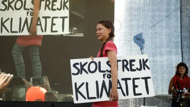 Greta Thunberg en Nueva York.