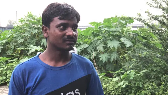 मृतक होरिल के रिश्तेदार संतोष कुमार