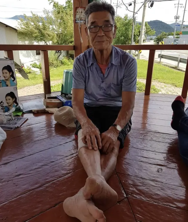 Ong, residente del pueblo más cercano a la DMZ.