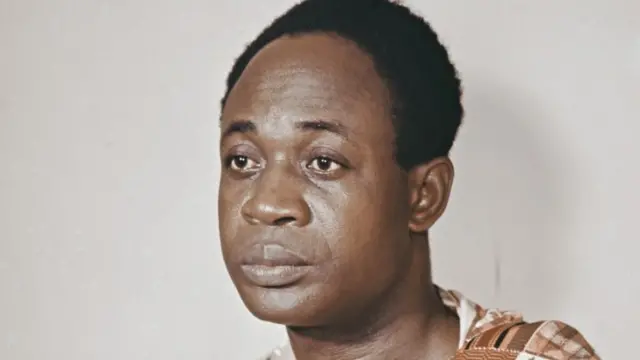 Portrait of Nkrumah, leader of Ghana from 1957-1966