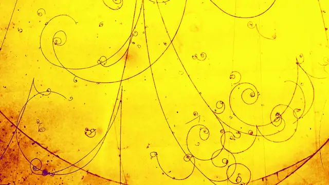 Trazas de electrones y positrones