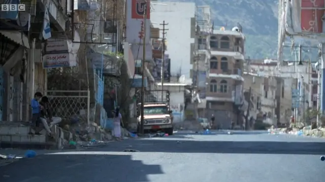 Bagian Taiz yang dikuasai pasukan pemerintah